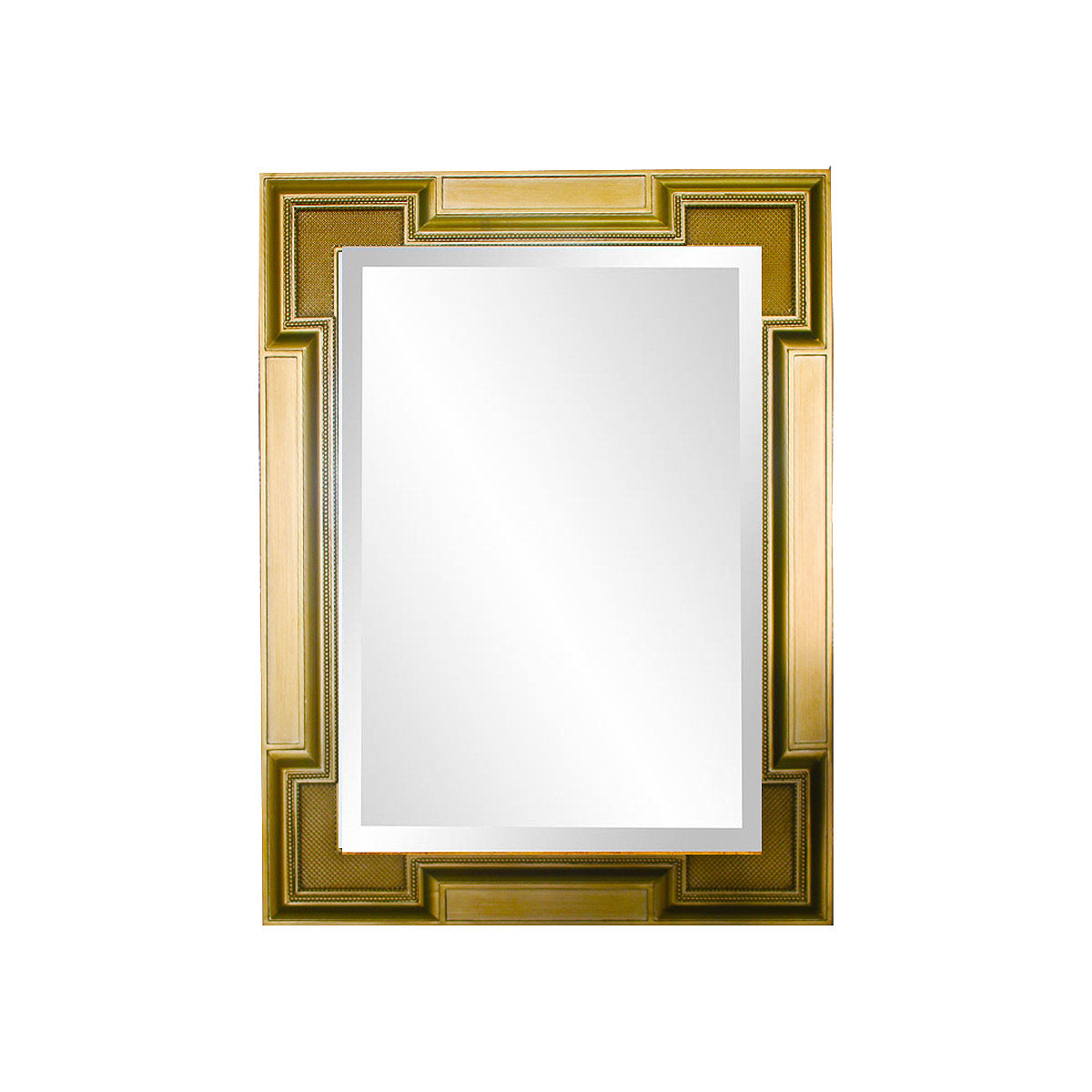 Espejo de pared de forma irregular y marco dorado. 70*50 cm - ILUHOME