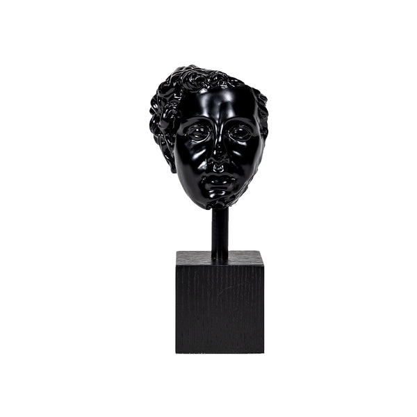 ESCULTURA DE POLIRESINA NEGRA
