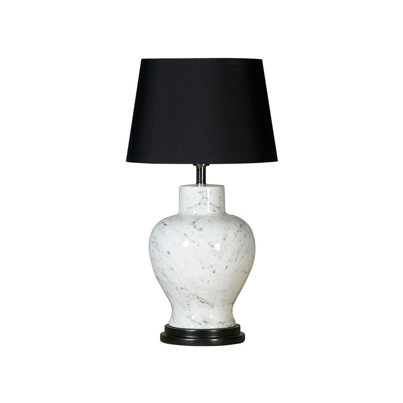 TABLE LAMP WHITE MARBLE COLOR