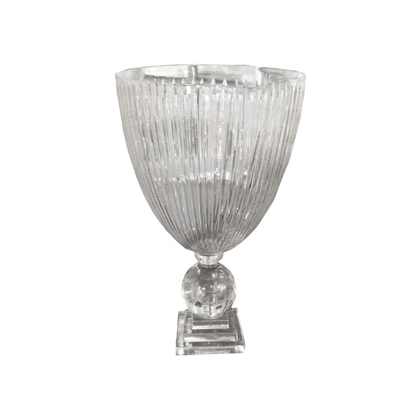 STRIPE CUT VASE