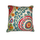 CHAINSTITCH EMBROIDERED CUSHION WITH FILLER 20X20