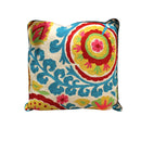 ***HAND EMBROIDERED WOOLEN CUSHION MULTI  20X20