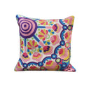 ***HAND EMBROIDERED WOOLEN CUSHION MULTI  20X20