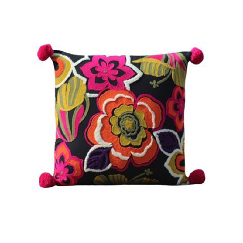 ***EMBROIDERED CUSHION COVER