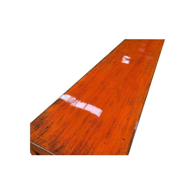 GABINETE EN ACABADO DE MADERA NARANJA