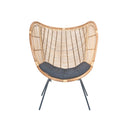 OWL CHAIR  WALNUT BLACK  POLYESTER