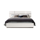 CAMA KING ARTEMIDE ACABADO BLANCO BRILLANTE