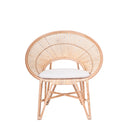 BUTACA ESTACIONARIA EN RATAN NATURAL