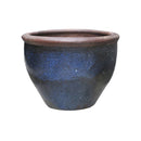 MACETERO AZUL BRILLANTE 82XH61 CM