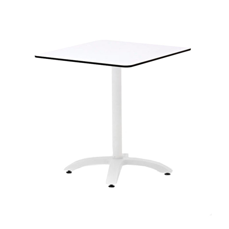 MESA DE COMEDOR DE EXTERIOR EN ALUMINIO COLOR BLANCA