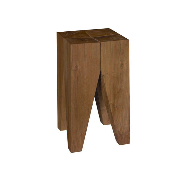 MESA LATERAL ACABADO EN MADERA NATURAL